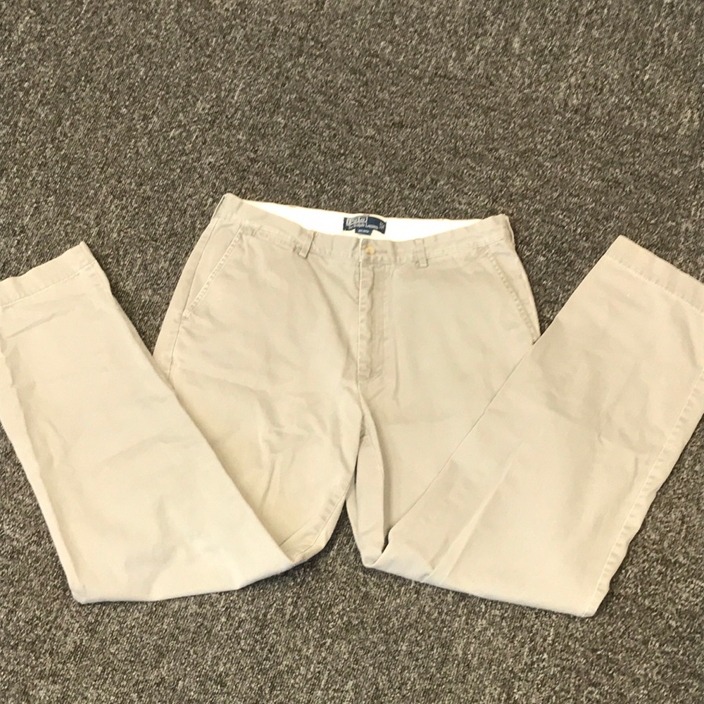Polo by Ralph Lauren Chino Pants 34X34 Gray Pants